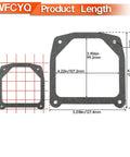 Valve Cover Gasket Set For Kohler 7000 Series With Stamped Steel Covers Direct Fit Beefed Up Seal Leak Proof Keeps Your Engine Dry Easy Install Premium Gasket Kit For Leak Prevention, grey gasket 5.018in