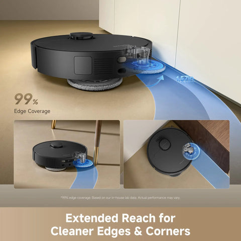 Beast Mode Vacuum Robot And Mop With 25000Pa Vormax Suction All In One Auto Empty Base Station For 100 Days MopExtend Edge