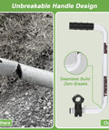 Comparison of broken handle versus Ergonomic Weedeater Handle Extension For String Trimmer Keeps You Standing Up Straight And A Back Saver For Edging And Trimming 17.7 Inch Lawn Care And Landscaping