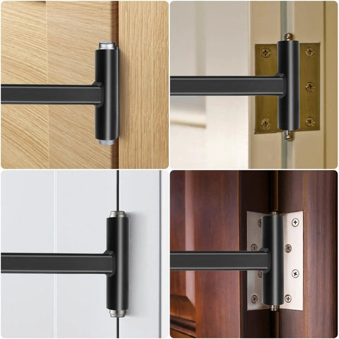 Close-up of Door Hinge Adjustment Tool Heavy Duty Wrench For Sagging Sticking And Misaligned Doors 134 And 180 Gap Quick Fix