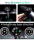 Adjustable Out Front Bike Mount showing multi-directional fit for Garmin Edge iGPSPORT XOSS CooSpo Magene CYCPLUS GPS on handlebars.