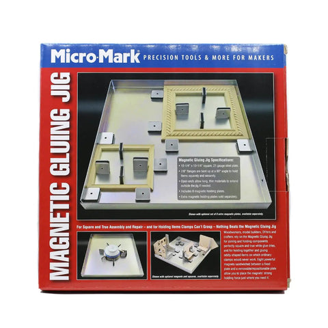 Magnetic Gluing Jig For Precise Glue Ups Ten And A Quarter Inch Square Black Woodworking Jig Pro Grade Magnetic Workholding Tool box