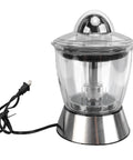Dioche 25-Watt Electric Citrus Juicer With 1L Large Capacity, Dual Way Orange Extractor For Lemons And Grapefruits, Easy To Operate Hygienic Design in stainless steel and clear plastic.