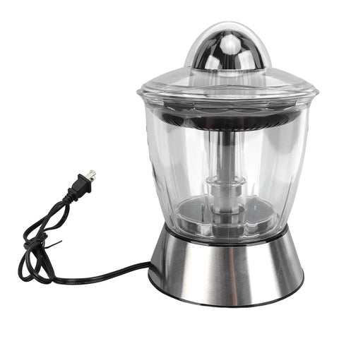 Dioche 25-Watt Electric Citrus Juicer With 1L Large Capacity, Dual Way Orange Extractor For Lemons And Grapefruits, Easy To Operate Hygienic Design in stainless steel and clear plastic.