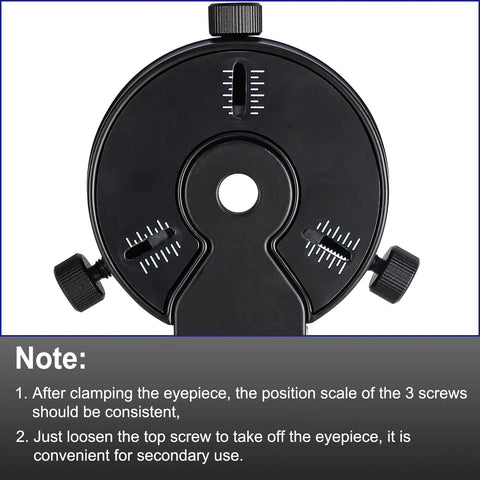 Beast Smartphone Scope Adapter Upgrade For Spotting Scopes And Telescopes Precision Metal Phone Mount Close-up With Screws