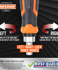 22 In 1 Ratchet Screwdriver Set With Precision Slotted Philips Pozi And Torx Bits, Ergonomic Handle Display