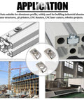 Reliable M4 T Slot Nuts Hammer Head Fastener Nuts For Aluminum 40x40 Profiles in industrial use