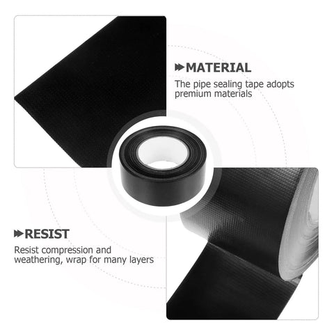 Waterproof Heavy Duty Duct Tape 50Mm By 50M Rubberized Sealing Tape For Leak Repair And Pipe Fix PVC Pipes Outdoor Indoor Use