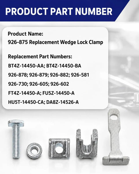 926875 Battery Terminal Wedge Lock Kit Direct Fit OE Style Replacement For Ford GM Chrysler Vehicles hardware parts