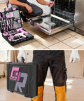 No Sweat Pink Cordless Drill 188 Piece Heavy Duty Tool Box For Women Home Repair Kit With Fast Charger used for dishwasher repairs.