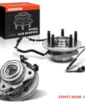 Pair Of Front Wheel Bearing And Hub Assemblies With ABS Sensor For Ford Explorer 2006 2010 Explorer Sport Trac 2007 2010 Mercury Mountaineer 2006 2010 5 Lug Premium OEM Replacement High Load Capacity Ready To Install