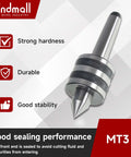 MT3 60 Degree Live Center For CNC Lathes And Manual Lathes High Speed Lathes Medium Duty Tailstock Center, steel with sealed front