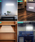 78 LED Closet Lights 16 Inch Under Cabinet Motion Activated USB Rechargeable Night Light For Closet Wardrobe Pantry Kitchen Hallway