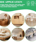 Wide application of Heavy Duty Furniture Cam Lock Assortment Box With 125 Pieces Cabinet Connector Bolts And Nuts in various furniture styles.