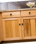 Cabinet with black round drop ring pull handles, wood texture detail, showcasing Black Round Drop Ring Cabinet Pull Handles 4 Pack Vintage Antique Drawer Pulls For Bookshelf Wardrobe And TV Cabinets Built To Last Durable Zinc Alloy Hardware With Smooth Black Finish Anti Rust Wear Resistant Easy To Install.