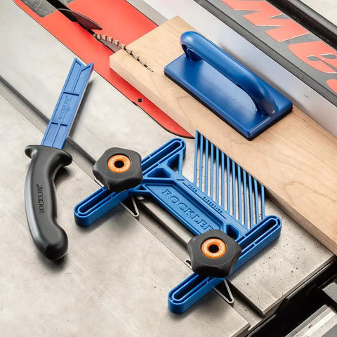 Adjustable Featherboard 11/16 Inch Keeps Your Workpiece Tight Against The Fence For Safer Cleaner Cuts And Less Kickback On Table Saw