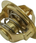 Heavy Duty Thermostat Replacement Fits Honda Gl500 Gl500i Gl650 Gl650i Silverwing Interstate 1981 1983 showing brass construction and spring.