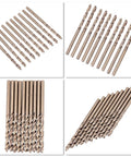 HSS M35 Cobalt Twist Drill Bits Set 4mm Pack Of 10 For Stainless Steel And Hard Alloys Pro Grade Precision Cutting Bits With 135 Degree