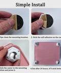 Simple installation guide for Self Adhesive Mini Caster Wheels For Small Kitchen Appliances And Countertop Items, 8 Pack