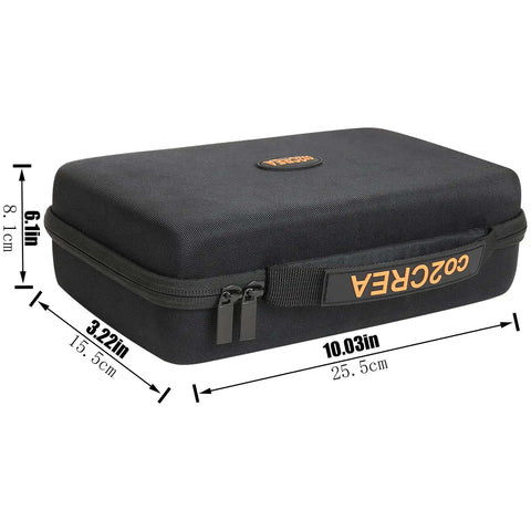 Boss Level Hard EVA Travel Gear Stash Case For Power Banks And Heavy Duty Electronics Accessories Shockproof Splash Resistant Protector Box for cords, 10.03x6.1x3.22 inches.