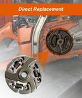 3/8-7T Clutch Drum Rim Sprocket Needle Bearing Kit for Husqvarna 3120 3120XP chainsaw shown in detail with orange housing