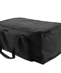 Waterproof Par Light Bag For Four Par Spotlight Lights with accessory pocket and padded handle, durable black storage case