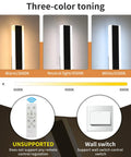 Dope Outdoor Wall Sconce Lights With Three Color Temperatures 3000K 4500K 6000K, remote unsupported, wall switch supported