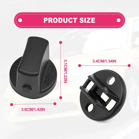 Keyless Ignition Start Button Kit With Push Turn Switch And Insert For Mitsubishi Lancer 2008 2017 And Outlander 2007 2013 product size diagram
