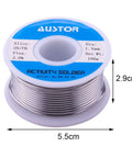60-40 Tin Lead Rosin Core Solder Wire For Electronics Soldering, 1.5mm Diameter, 100g Spool, Flux 2.0%