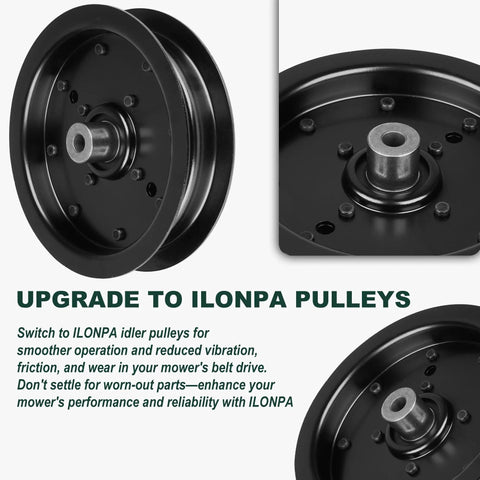 Heavy Duty Idler Pulley Replacement For Turf Cheetah Cub Wildcat Saber Tooth Velocity Lawn Tractors And Mowers One Pack