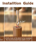 Installation guide for 24 Pack Stainless Steel Screw In Furniture Levelers Five Sixteenth Inch By Zero Point Seven Inch Adjustable Threaded Leveling Feet Glides For Table Chair And Furniture Legs To Eliminate Wobble Protect Floors And Reduce Noise