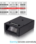 Embedded Mini Barcode Scanner For Screen Scanning CCD Reader Module with LED, scanning barcodes with red line indicator