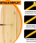 Exterior Deck Screws 8x1 Inch Bronze Coated for Outdoor Wood 420 Pieces with drill being used in wood