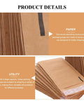 Kraft Paper Envelopes With Honeycomb Padding And Double Layer Design, Large Capacity Padded Mailers, 50 Pack, close-up view