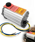 Heavy Duty Electric Hydraulic Brake Actuator 12 Volt Disc Brake Converter Kit 1600 Psi Switch Sealed Aluminum Build with wires.