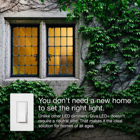 Easy Install Dimmer Switch For LED Halogen And Incandescent Lights 150W Single Pole Or 3 Way No Neutral Required Flicker Free Dimming 2 Pack