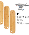 Three Piece Zero Clearance Insert Set For Table Saws With Riving Knife Slot Fits 36 725 725T2 5152 5000 5000T2 Snug Fit