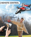 Dope Camera Equipped RC Plane With Light For Kids And Adults Foam Drones 360 Degree Flip Stunts in flight outdoors