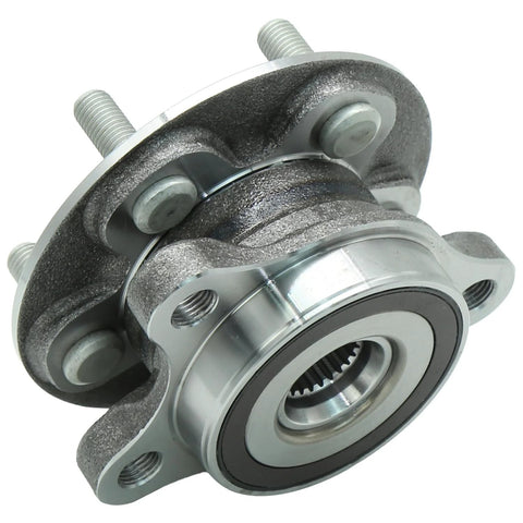 Side view of Drop In Ready Front Wheel Bearing And Hub Assembly For Toyota Corolla 2019 To 2022 And Prius 2016 To 2022.