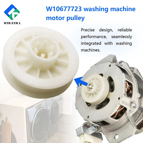 Heavy Duty W10677723 Washing Machine Motor Pulley Runs Like A Charm For Quiet Cycles And No Sweat Weekend Swaps Compatible With Whirlpool Drive Motors Bang For Your Money on washing machine motor.