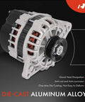 Beefed Up High Output Alternator Replacement For Hyundai Elantra 2001 2006 Accent 2000 2005 Tiburon 2003 2004 2007 2008 Tucson 2005