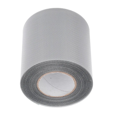 Self Adhesive Window Screen Patch And Mesh Tape Roll For Quick Fixes On Windows Doors Tents And Nets, gray roll, 80mm x 6.1m