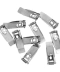 40 Pcs Downlight Spring Clips for LED Recessed Lighting Retention Clamps, heavy-duty galvanized metal clips in assorted angles.
