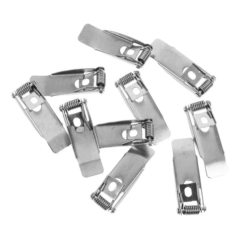 40 Pcs Downlight Spring Clips for LED Recessed Lighting Retention Clamps, heavy-duty galvanized metal clips in assorted angles.