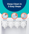 Cleansing Kit For RO100ROPOT And RO100ROPOT UV Countertop Systems To Support Internal Cleaning, Protect Filters, Preserve Performance, Easy DIY Maintenance Kit For Fresh Water And Optimal System Life; 3-step dissolve, soak, rinse