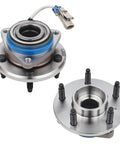 Front/Rear Sealed Wheel Hub and Bearing Assembly 513121, 2pc Set for Cadillac, Chevrolet, Buick, 5-lug w/ABS