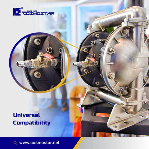 Sturdy Steel Air Coupler One Fourth Inch Flow Size NPT Male Thread Quick Connect installed on industrial equipment, close-up view