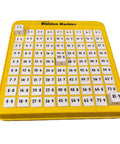 Rock Solid Division Practice Machine With Eighty One Self Checking Buttons Is A Game Changer For Elementary Students Nailing Math Drills And Mastering Arithmetic Facts With Pure Confidence Daily in yellow plastic with 81 equations.