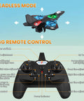 2.4GHz Remote Control Plane With Auto Hover And 3D Flip Ready To Fly Quadrotor controller features and headless mode
