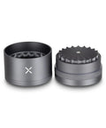 Premium Aluminum Toothless Grinder 2.5 Inch 4 Piece With Extra Storage Magnetic Lid Manual Herb Grinder Matte Gunmetal Gray Built For Effortless Grinding And Your Everyday Kitchen Hustle.